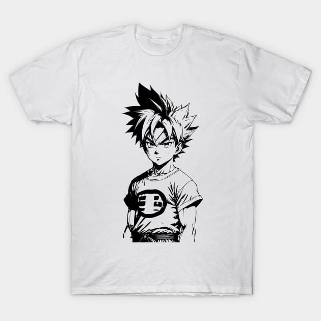 Fan Art Of Goku 05 T-Shirt by SanTees